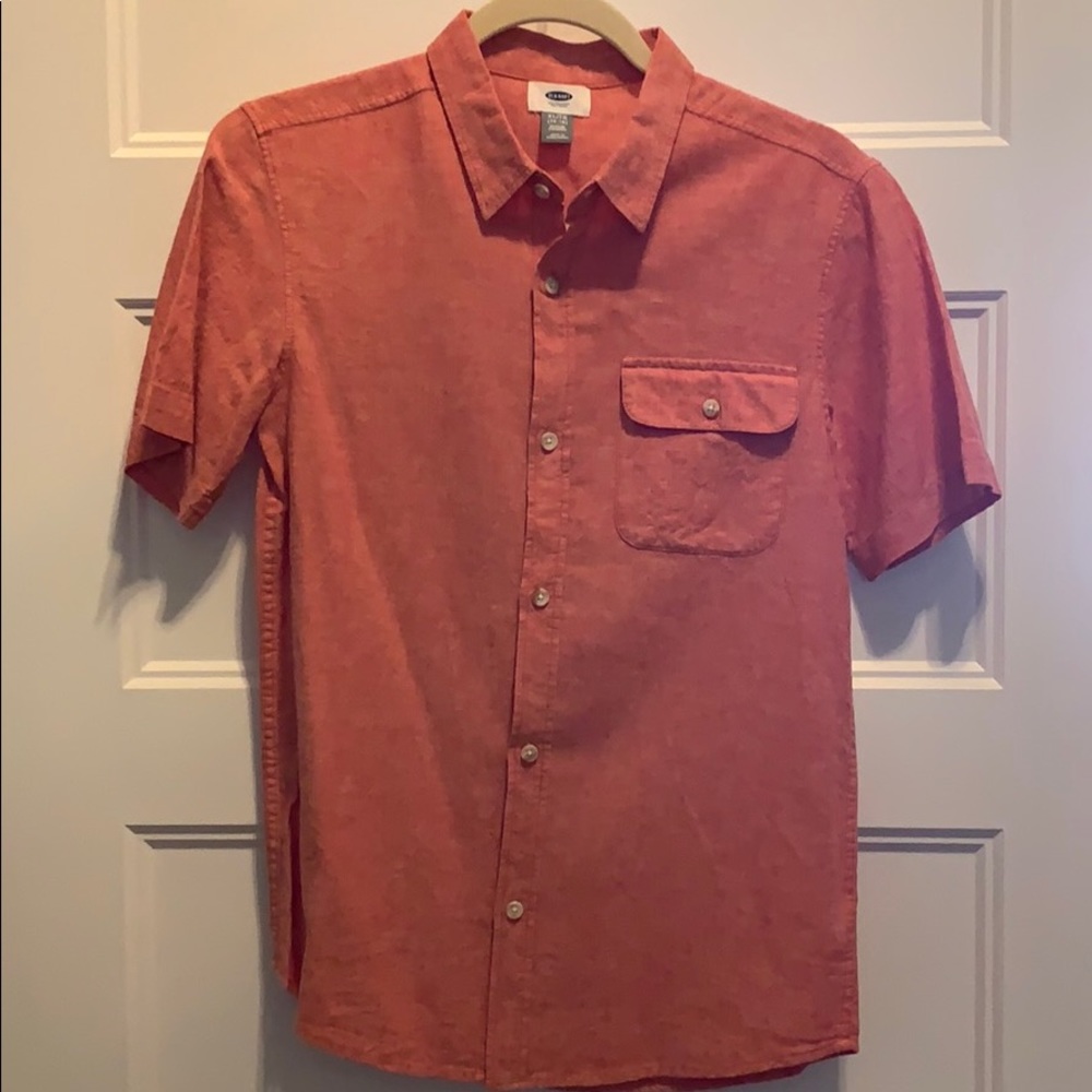 Gap Kids Linen Button Down Shirt